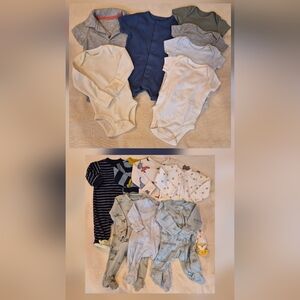 Bundle Baby Boys Clothing Size 3 Months